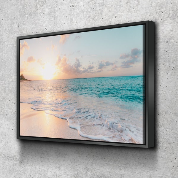 Beach Pictures for Wall | Ocean Beach Wall Art | Beach Prints | Living Room Wall Art | Bathroom Wall Art | Canvas Wall Art