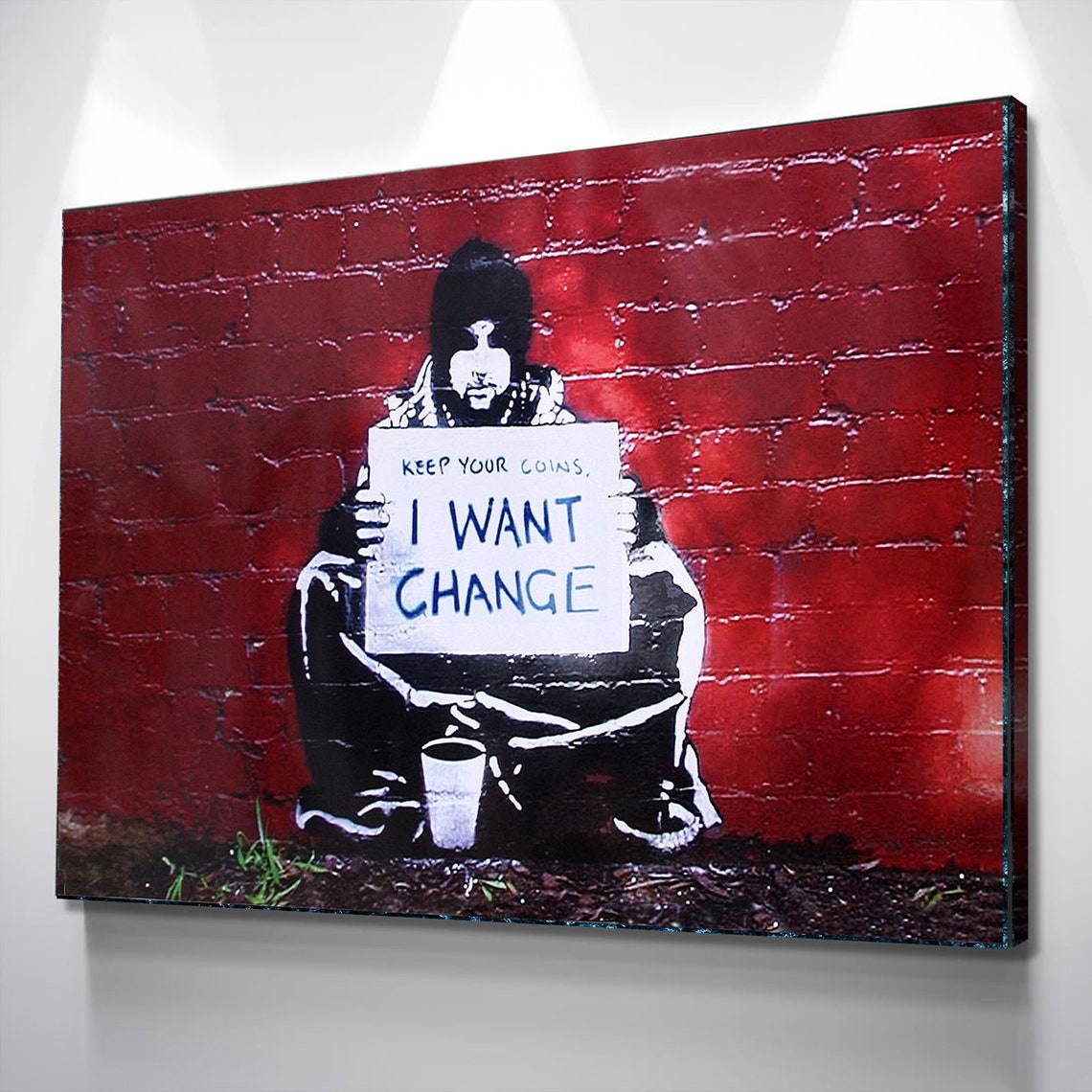 Banksy Prints Banksy Canvas Art Banksy Prints for Sale Etsy
