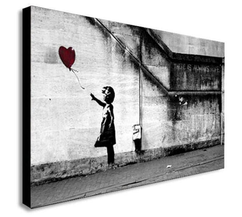 Banksy Prints Banksy Canvas Art Banksy Prints for Sale Etsy