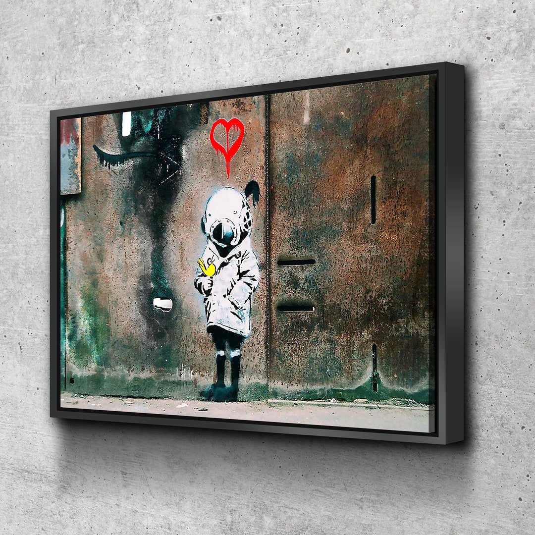 Banksy Prints Banksy Canvas Art Banksy Prints for Sale Space Girl and Bird Reproduction Canvas