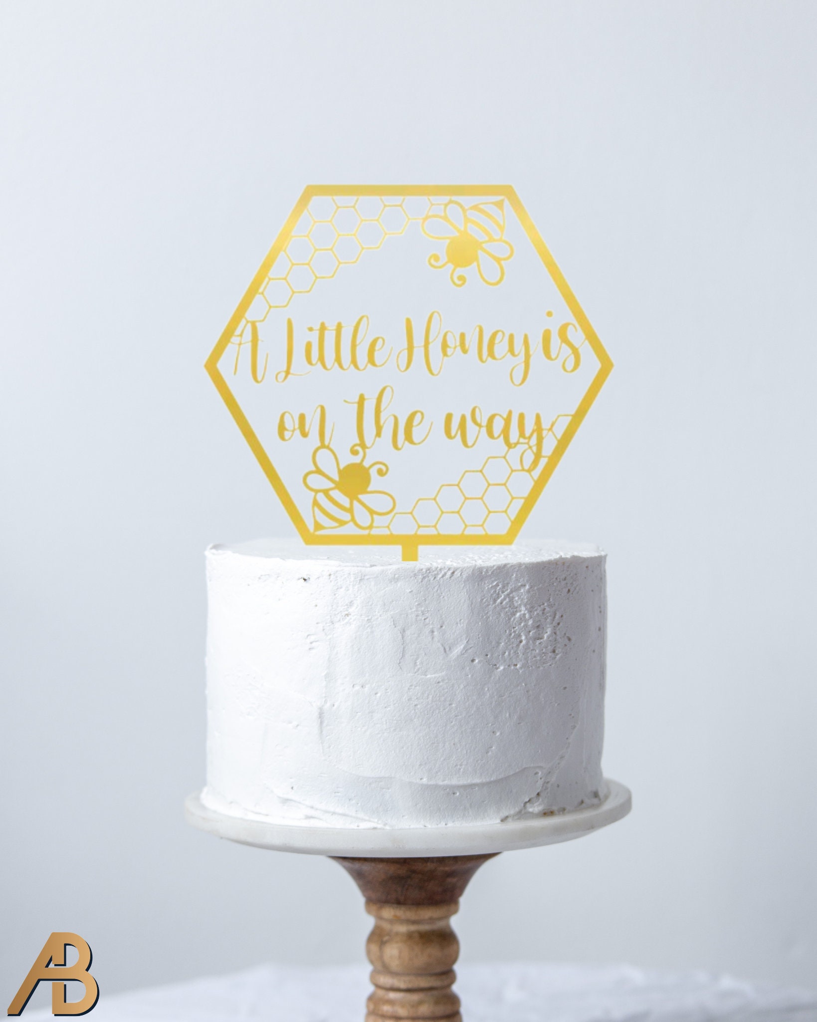 Bee-Themed 1st Birthday Cake Toppers - 14Pcs Gold Glitter Cupcake Toppers For Baby Shower