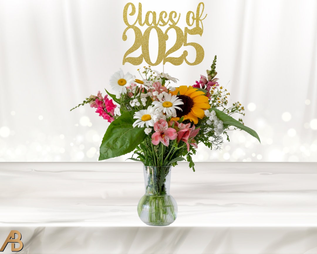 Class of 2025 Centerpiece, Graduation, Party Table Décor, Centerpiece Sticks, High School