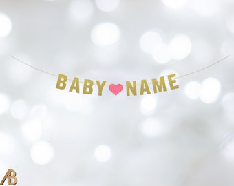 RUIANSI OH BABY Foil Letters Banner - 16 Inch Gender Reveal Party Decoration Kit