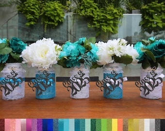 Class 0f 2025, Graduation Decorations, Custom Graduation Centerpiece, Graduation Party Table Décor, Grad Party, Mason Jar Tag - any color