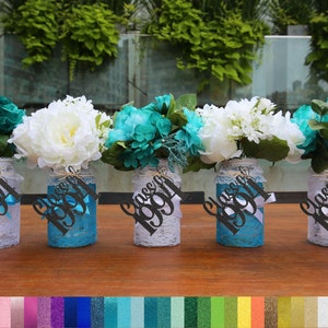 Class of 1994 Mason Jar Tags, Class Reunion, Centerpiece, Decoration, High School Reunion, College Reunion - Any Color