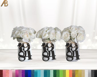1984 Mason Jar Tags, Class Reunion, Class of 1984, Centerpiece, Decoration, High School Reunion, College Reunion - Any Color