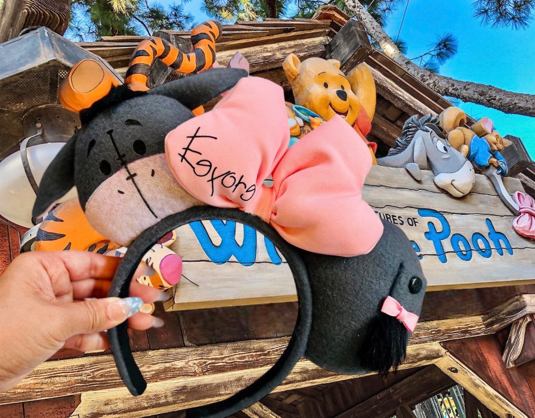 Eeyore Tsum Tsum Inspired Mouse Ears, Eeyore Ears, Hundred Acre