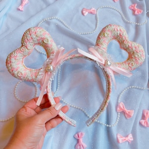 Parisian Ears, Heart Ears, Sweetheart Ears, Minnie Mouse Ears,