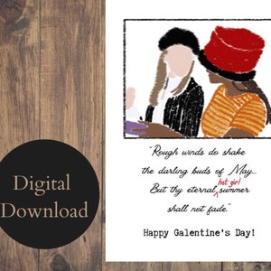 Clueless Inspired Galentine's Day Card | Funny Galentine | Instant Download | Printable