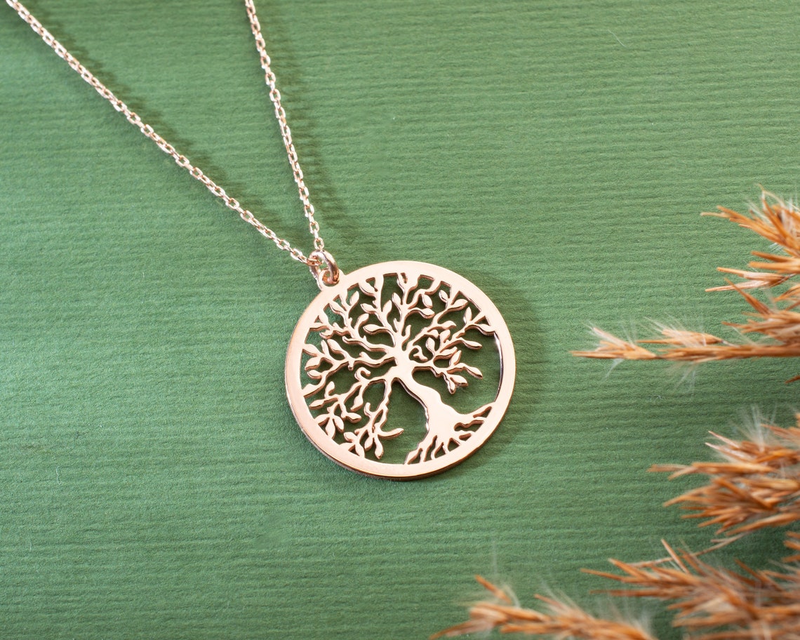 Tree of Life Necklace Family Tree Necklace Tree of Life Etsy