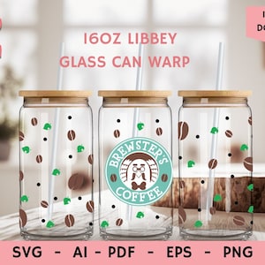 Cartoon character Svg 16 Oz Glass Can Warp libbey / Anime /Game SVG / Beer Glass Wrap  / Svg / digital file