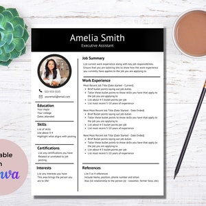 Modern Resume Template | CV Resume Template| Cover Letter| Professional Resume Template | Executive Resume | Teacher Resume