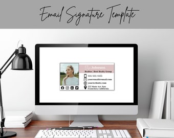 Email Signature | Email Template | Email Signature Template | Email Signature Real Estate | Email Signature Template Canva | Email