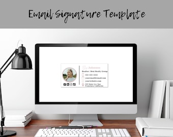 Email Signature | Email Template | Email Signature Template | Email Signature Real Estate | Email Signature Template Canva | Email