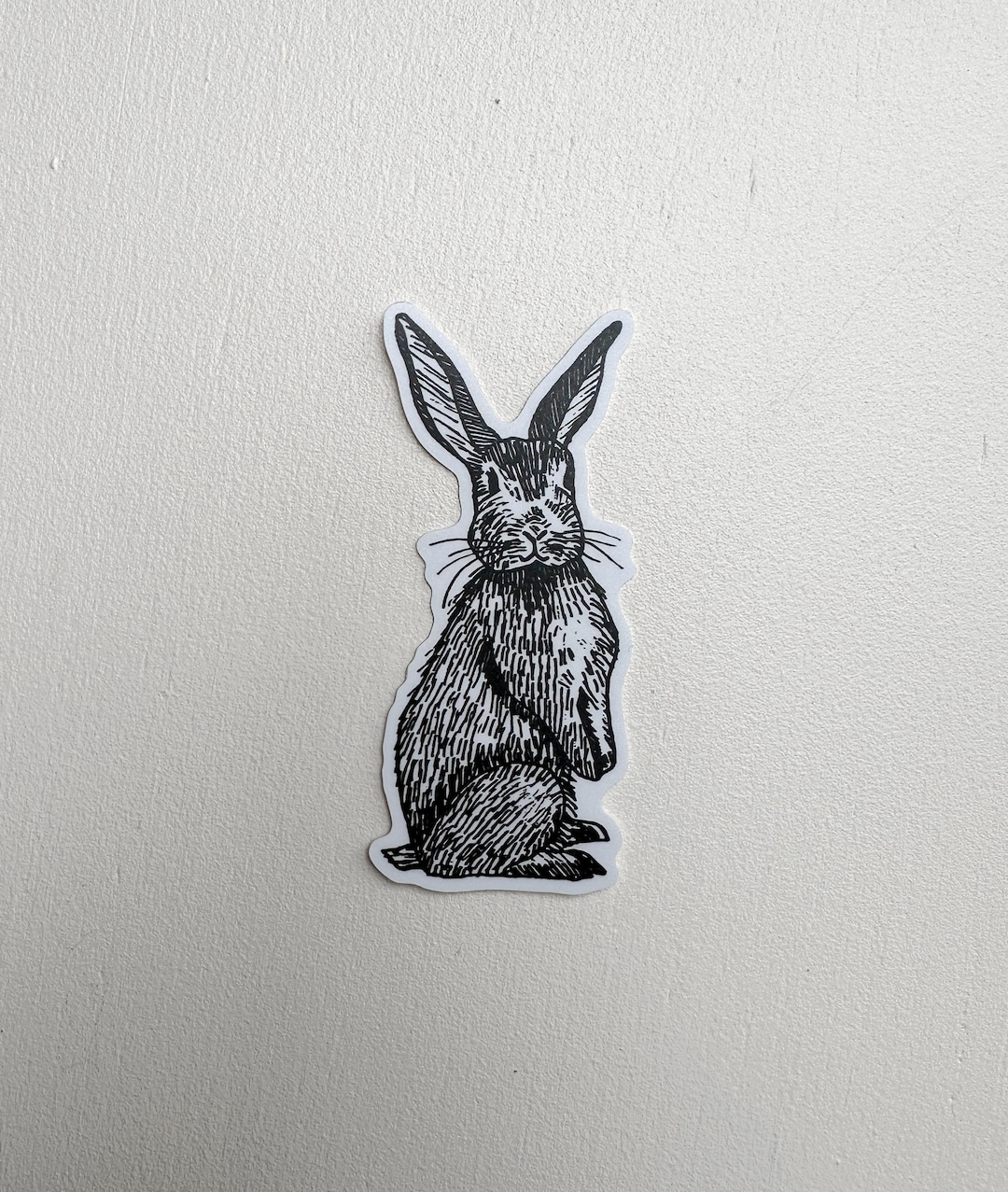 Rabbit Sticker - Etsy