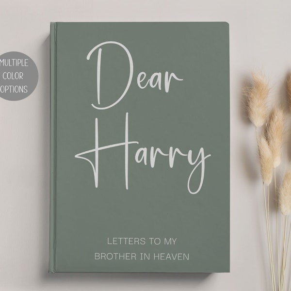 Brother Memorial Gift Journal, Loss of Brother Sympathy Gift, Letters to My Brother in Heaven Grief Gift