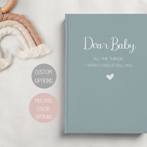 Dear Baby Journal, Grief Journal,  Stillborn Gift, Miscarriage gift for moms, Pregnancy loss gift, Miscarriage Gift