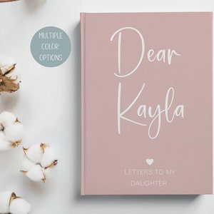 Personalized &#39;Letters to My Daughter&#39; Hardcover Journal