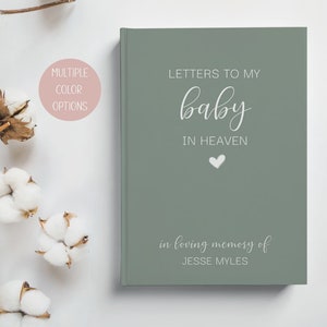 Letters to My Baby In Heaven Infant Loss, Stillborn, Miscarriage Gift, Pregnancy loss gift, Grief Journal