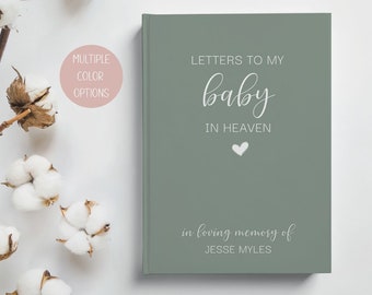 Letters To My Baby In Heaven Grief Journal, Miscarriage Gift