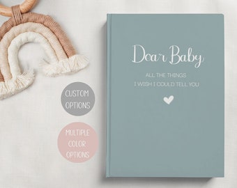 Dear Baby Journal, Grief Journal,  Stillborn Gift, Miscarriage gift for moms, Pregnancy loss gift, Miscarriage Gift