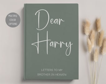 Brother Memorial Gift Journal, Loss of Brother Sympathy Gift, Letters to My Brother in Heaven Grief Gift