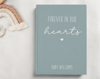 Grief Journal Miscarriage Gift, Loss of Son or Daughter Memorial Gift, Letters to Heaven, Stillbirth Forever in Our Hearts