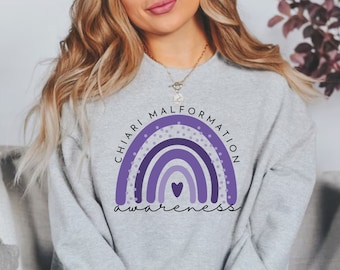 Chiari Malformation Awareness Crewneck Sweatshirt