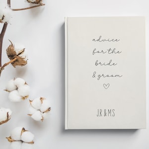Wedding Keepsake, Advice Book for the Bride and Groom