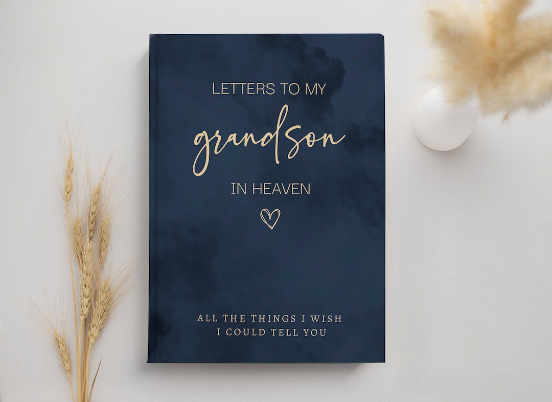 Loss of Grandson Gift, Grandson Sympathy Gift, Letters to My Grandson