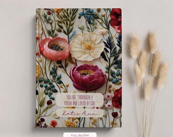 Personalized Floral Christian Journal: Inspirational Bible Notebook
