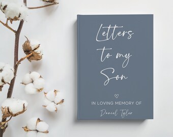 Loss of Son Grief Journal: Personalized Sympathy Gift
