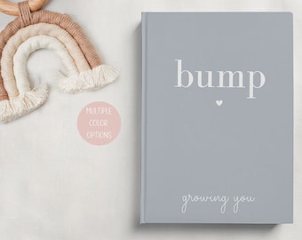 Personalized Baby Bump Journal, Keepsake Pregnancy Diary
