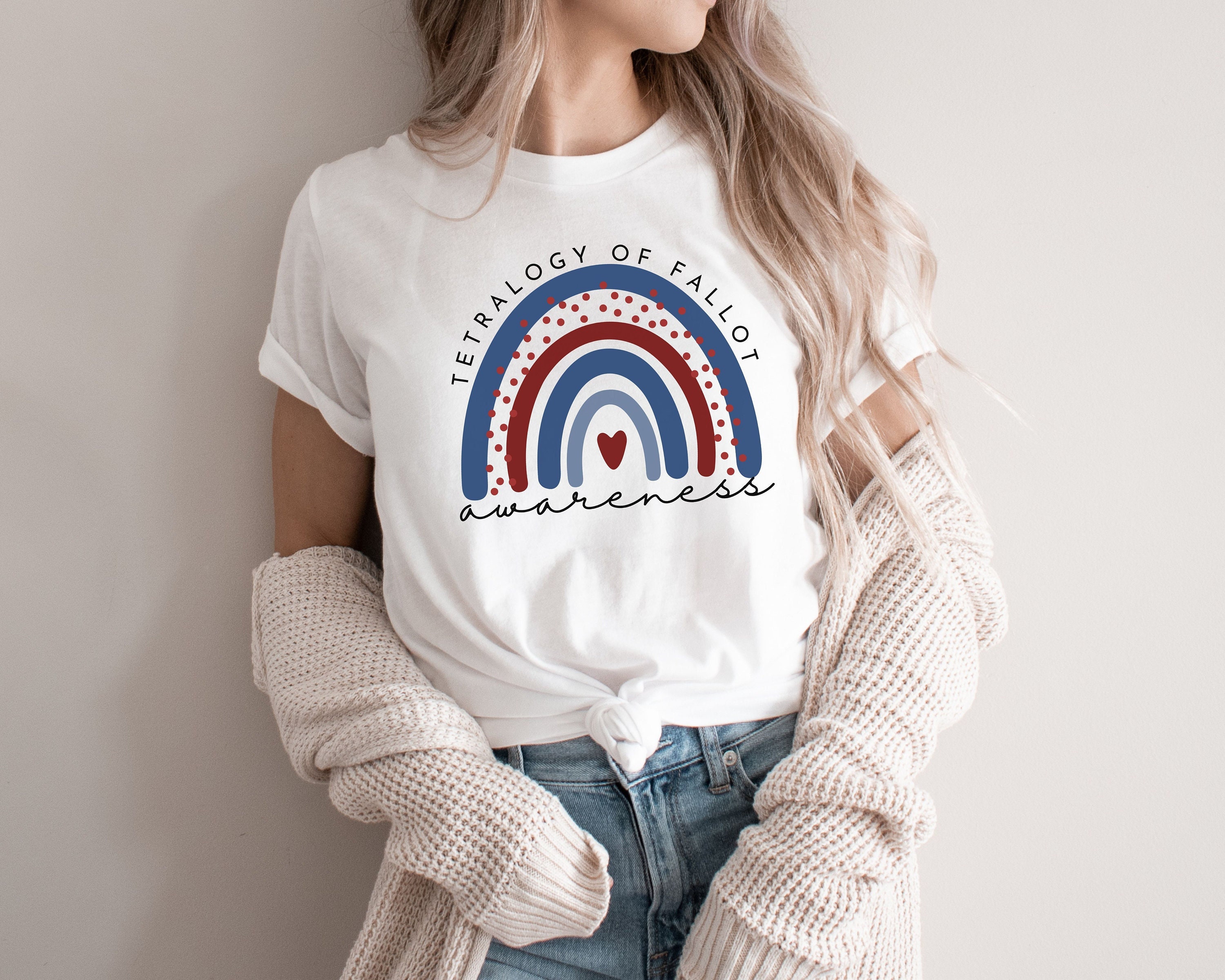 Tetralogy of Fallot Awareness Shirt, CHD Awareness Shirt