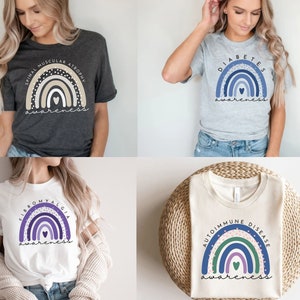 CUSTOM Disease Awareness Shirts, CHD, Lyme, Hashimoto&#39;s, Cancer Awareness
