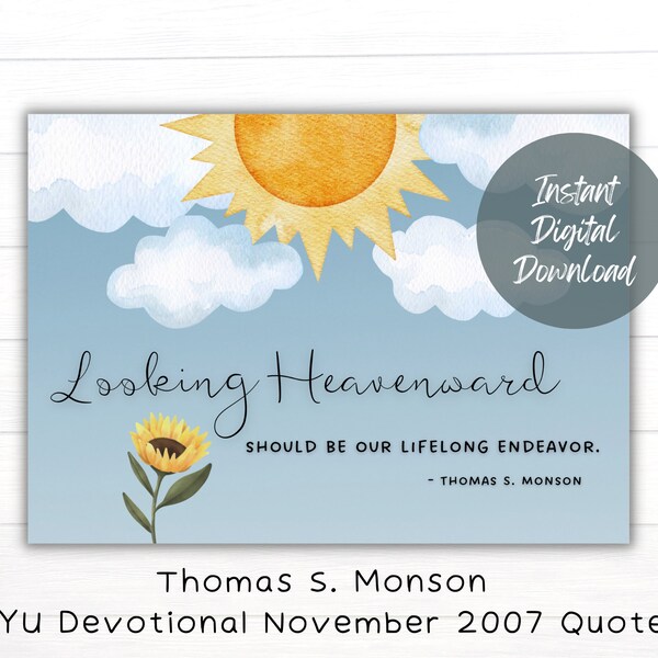Thomas S Monson - Etsy
