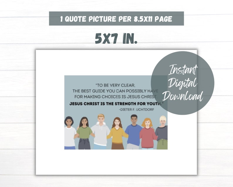 Dieter F. Uchtdorf October 2022 General Conference Youth PDF Quote