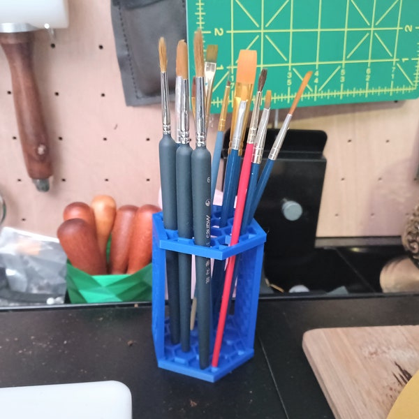 Paintbrush Holder - Etsy