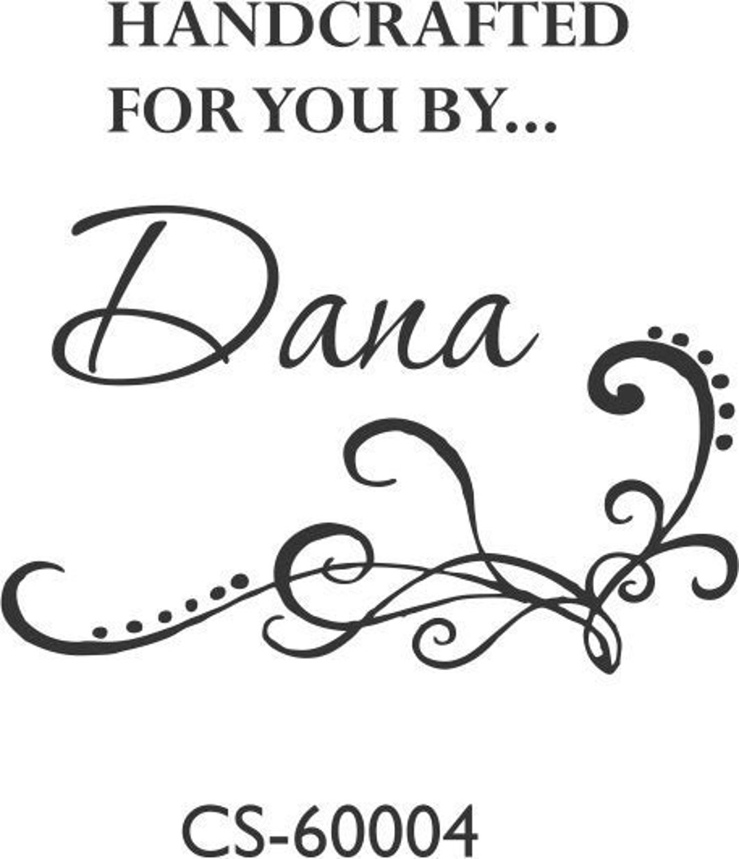 Custom handcrafted for You By Stamp Etsy