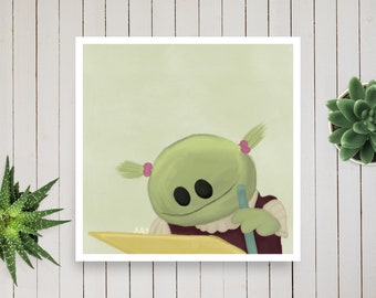Nanalan Mona Print · Nanalan Poster · Square Print · Cute Print