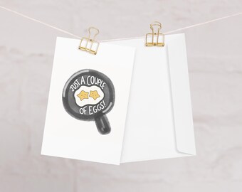 Tarjeta con temática de estrellas, "un par de huevos", Tarjeta de aniversario de pareja de estrellas, Regalo para parejas, Interior en blanco, Papel mate grueso