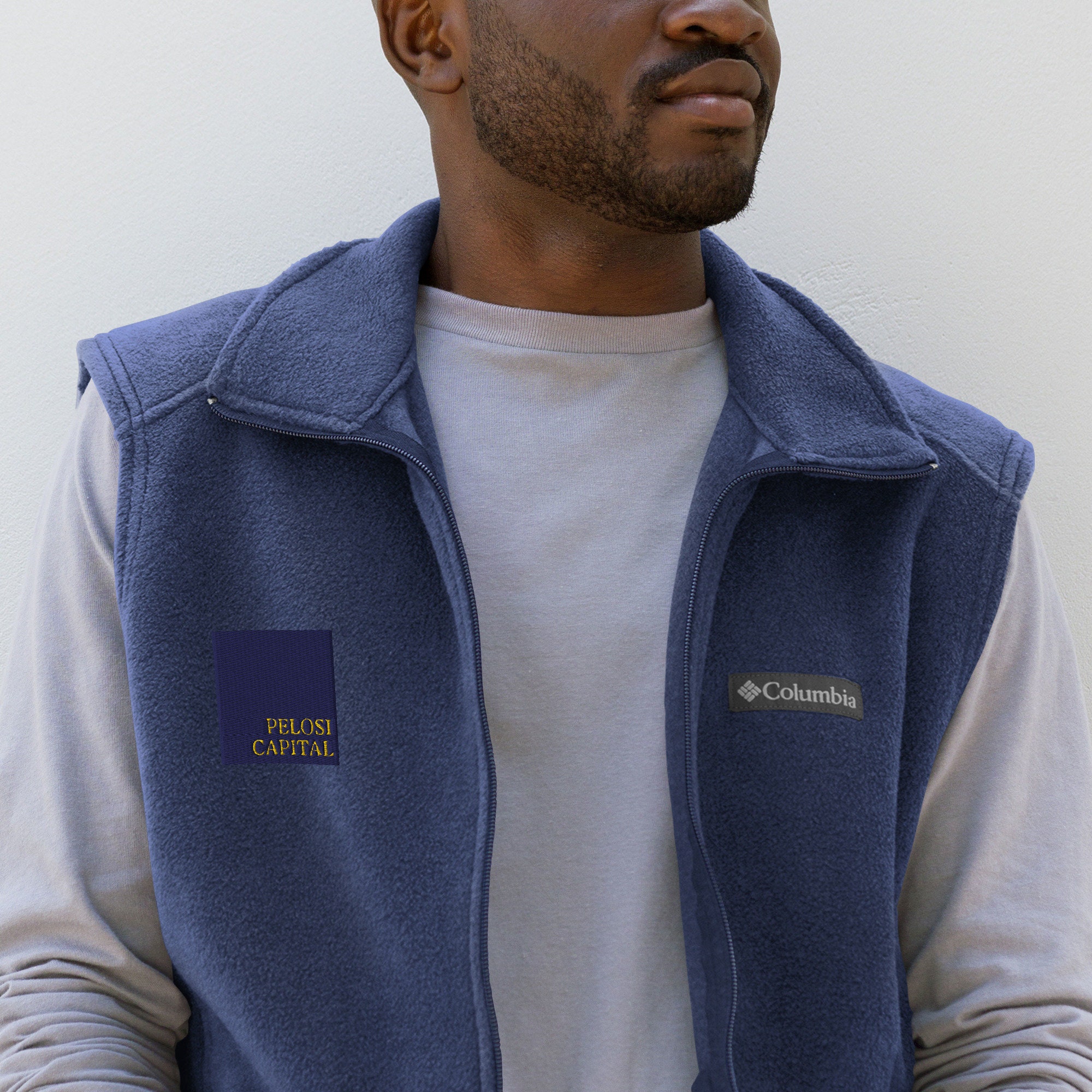 Pelosi Capital - Fleece Columbia Vest - Midtown Uniform - Etsy
