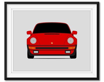 ポルシェ 911 カレラ 930 (1974-1978) (サイドプロファイル) カー