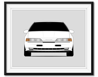 Poster ispirato alla Ford Thunderbird (1989-1994), stampa artistica da parete, CX1