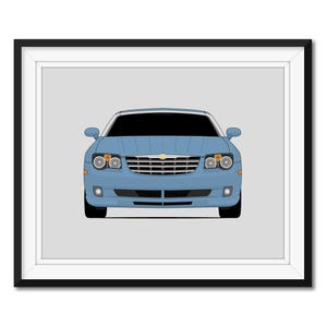 Chrysler Crossfire SRT-6 (2004-2008) Inspirado em pôster de carro, impressão, arte de parede, decoração CX1 (sem moldura)