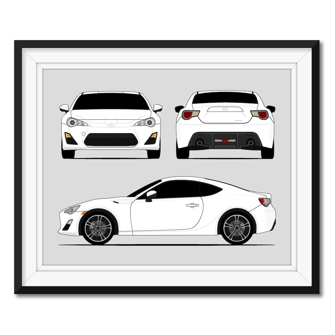 Toyota 86 GT86 FT86 (2012-2016)(front, Rear, Side) Inspired Car