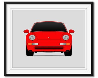 フェラーリ テスタロッサ (1984-1996) にインスパイアされたカー