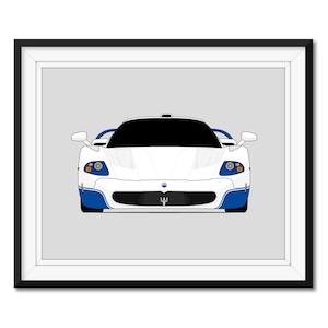 Maserati MC12 (2004-2005) Poster ispirato alla stampa artistica da parete CX1 (senza cornice)