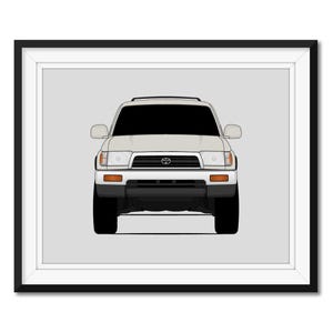 Toyota 4Runner (1996-2002) N180 3ra generación inspirado cartel impresión pared arte decoración CX1