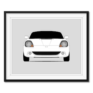 Toyota MR2 ZZW30 (1999-2001) 3rd Generation W30 Inspired Car Poster Print Wall Art Decor CX1 (Unframed)